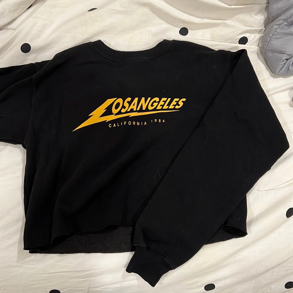 Brandy Melville “Los Angeles” cropped sweatshirt